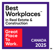 Best Workplaces in Real Estate and Construction, 2025 and 2026, Great Place to Work Canada